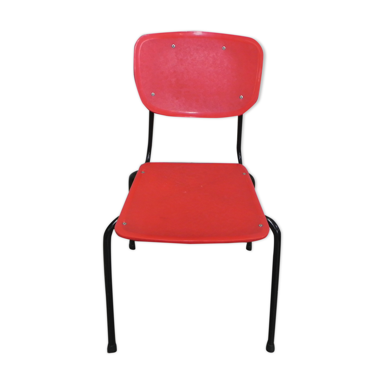 Vintage chair in red or gray