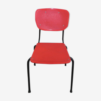 Vintage chair in red or gray