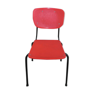 Vintage chair in red or gray