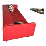 4-seater leather sofa from Artelano designed by Christophe Pillet