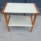 Side table with compass legs