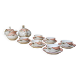 Tea service in porcelain, dated from the late 19th century.