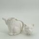 Théière chat en porcelaine année 70
