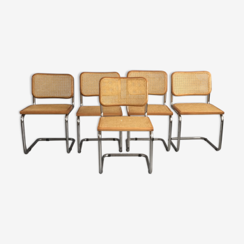 Série de 5 chaises B32 Breuer