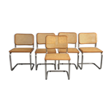 Series of 5 chairs B32 Breuer