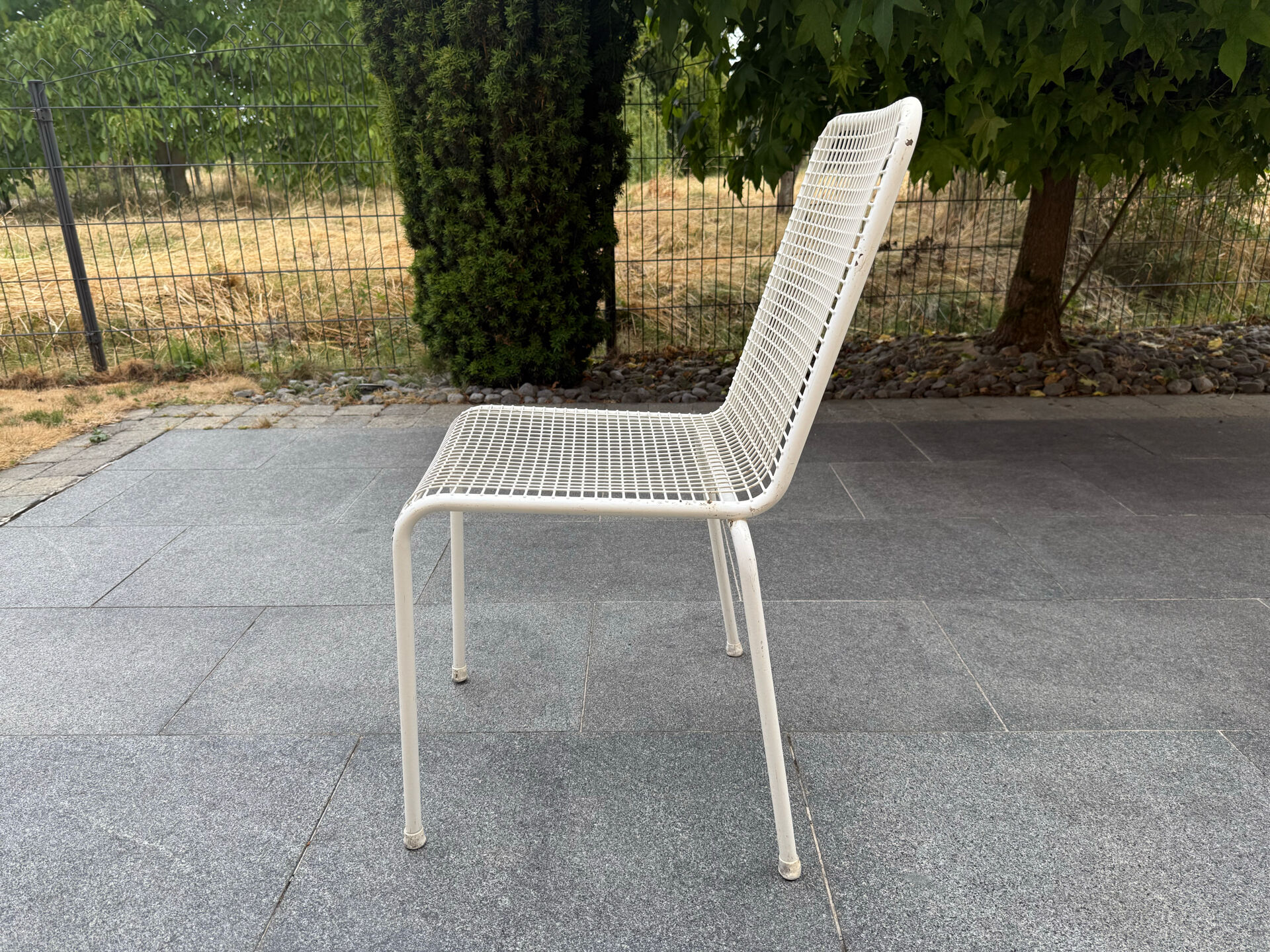 Set of 4 outdoor dining chairs from the 1970s.