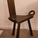 Chaise en bois sculpté
