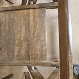 Set of 6 folding teak cinema chairs