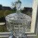 1547 Bohemian Crystal - Sugar or foot candy - Modern mid-century - Cut crystal