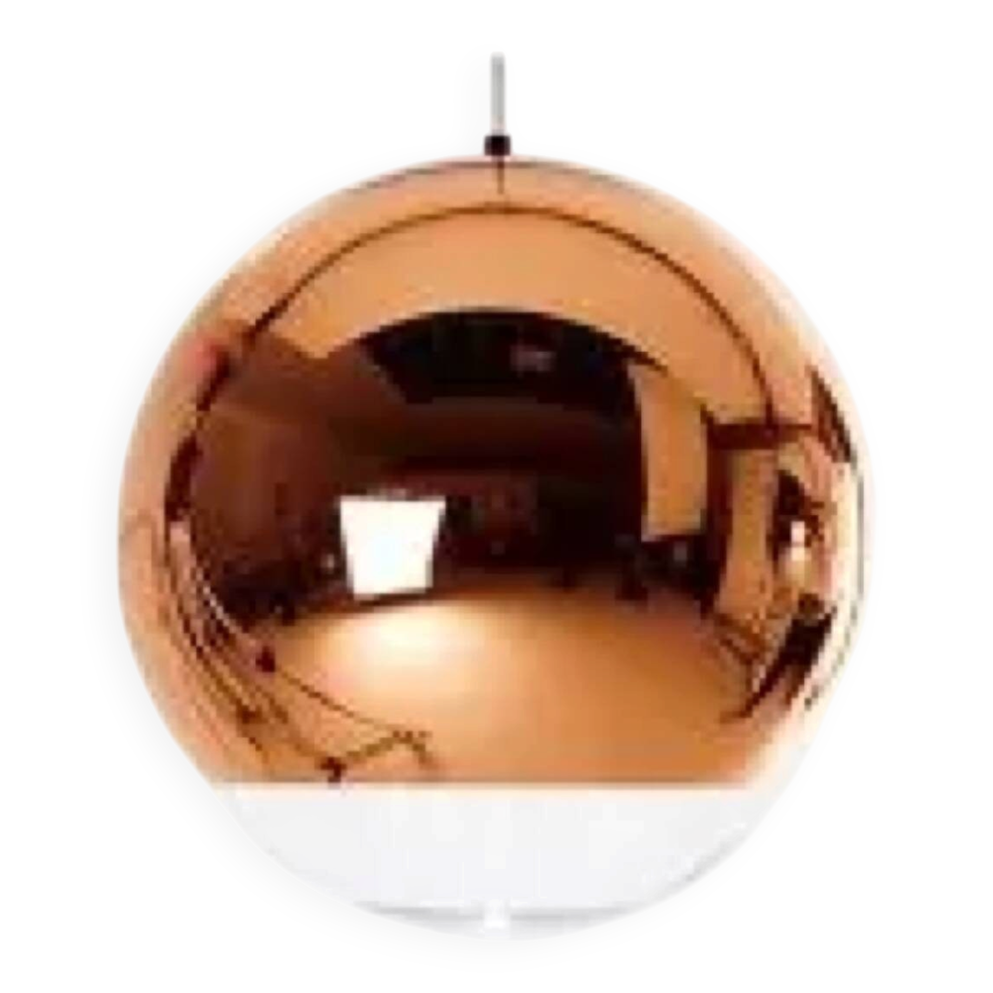 Copper mirror suspension design