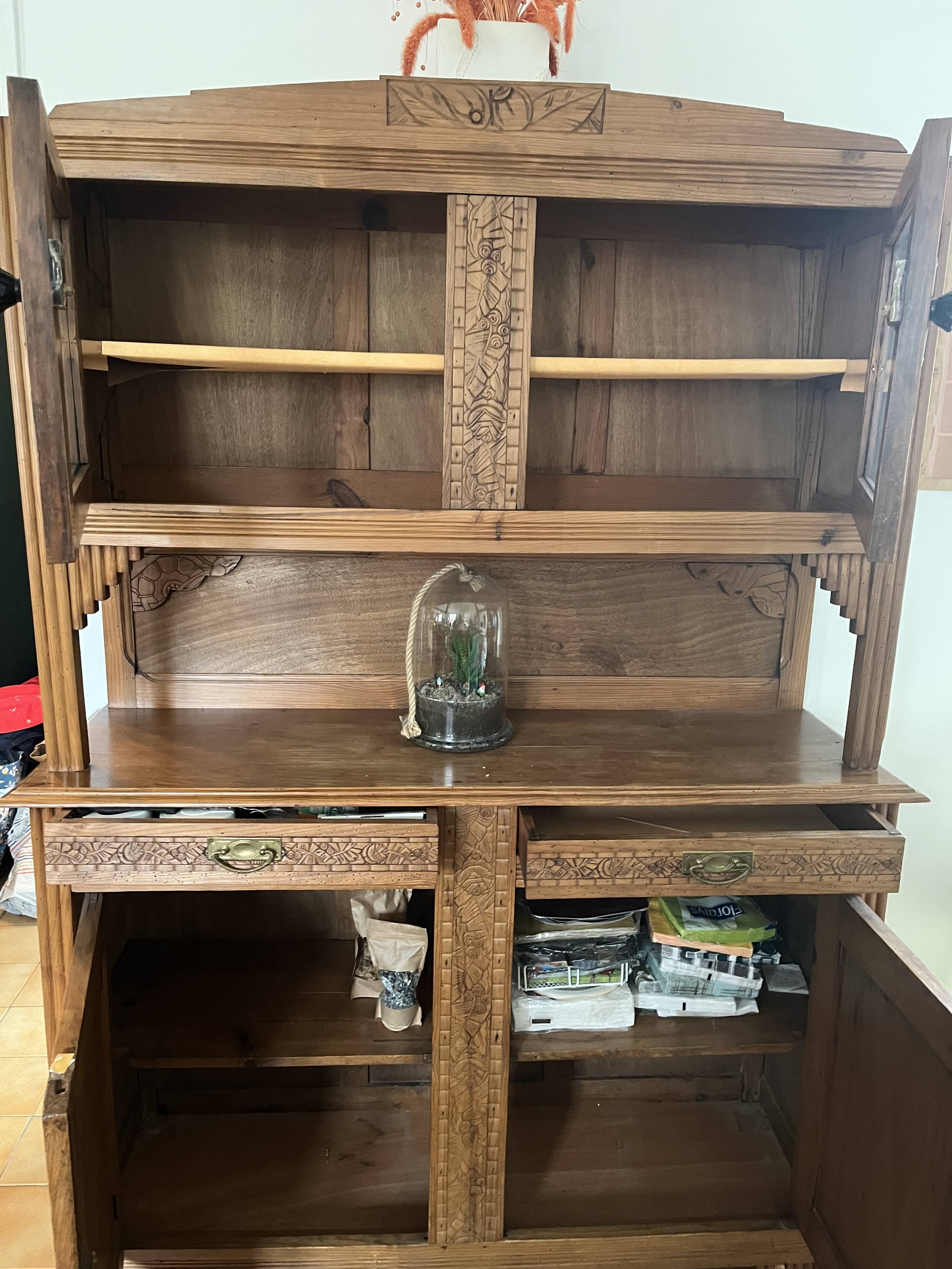 Art Deco two-part buffet