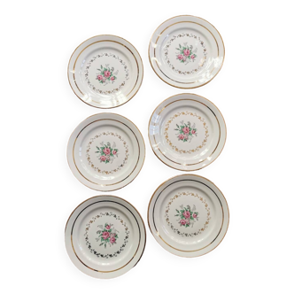 Vintage dessert plates L'Amandinoise 1055