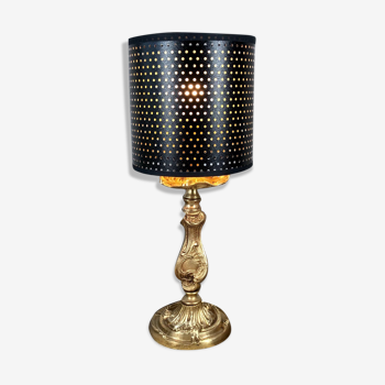 Bronze lamp "Black & Gold"