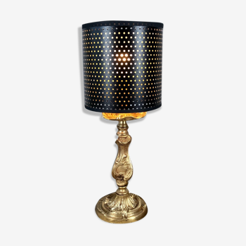 Lampe en bronze “Black & Gold”