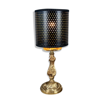 Bronze lamp "Black & Gold"