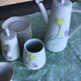 Coffee service 1960 S.F.P French porcelain company