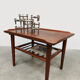 Vintage Scandinavian teak coffee table side table Holger Georg Jensen Kubus