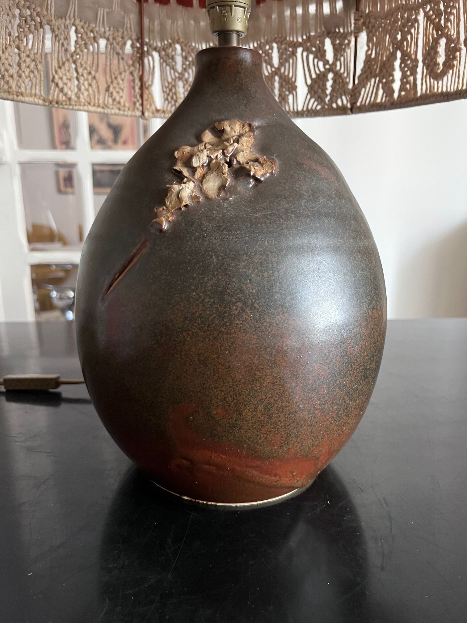 Lampe en céramique 1970