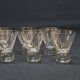 8 Vintage Digestif Shot Glasses with Ball Foot