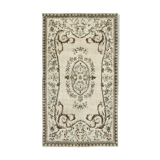 Handmade contemporary turkish 1970s 164 cm x 281 cm grey carpet