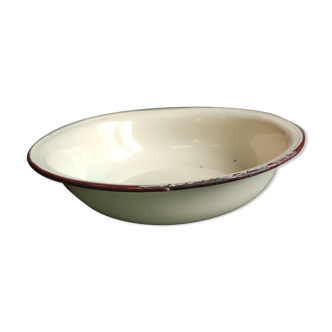 Enamelled metal bowl
