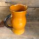 Vintage glazed ceramic pitcher