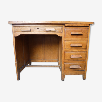 Bureau vintage en bois administratif