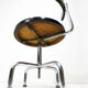 Architects chair with tubular steel frame, height adjustable