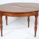 Table half moon xix th