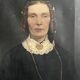 Oil on canvas portrait of a woman