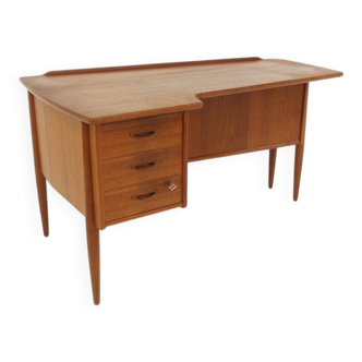 Bureau scandinave en teck, Göran Strand, Lelångs Möbelfabrik, Suède, 1950