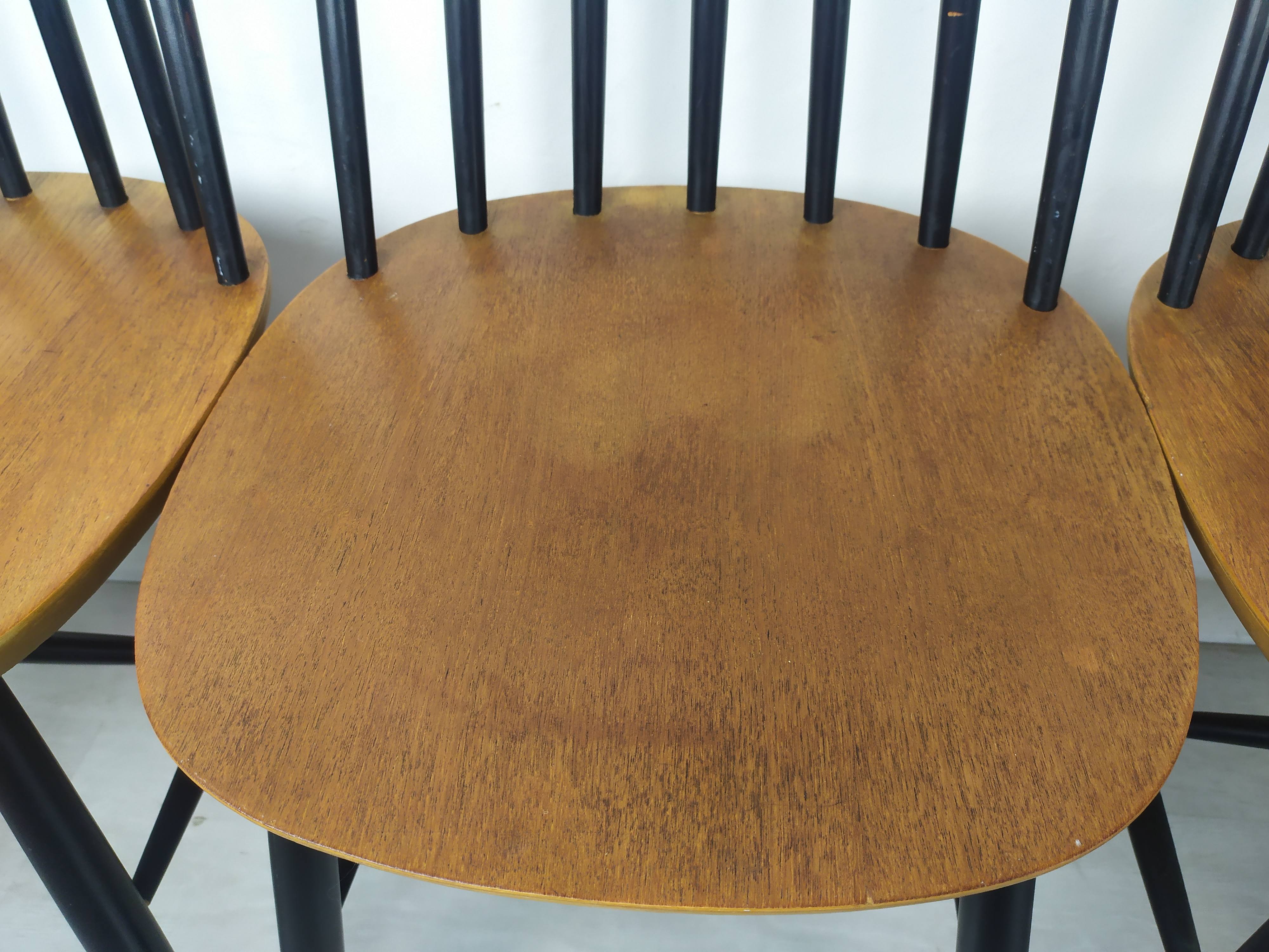 6 Scandinavian chairs