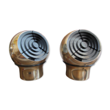 Pair of Scandinavian Hemi Klot 3 wall lights