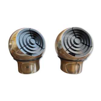 Pair of Scandinavian Hemi Klot 3 wall lights