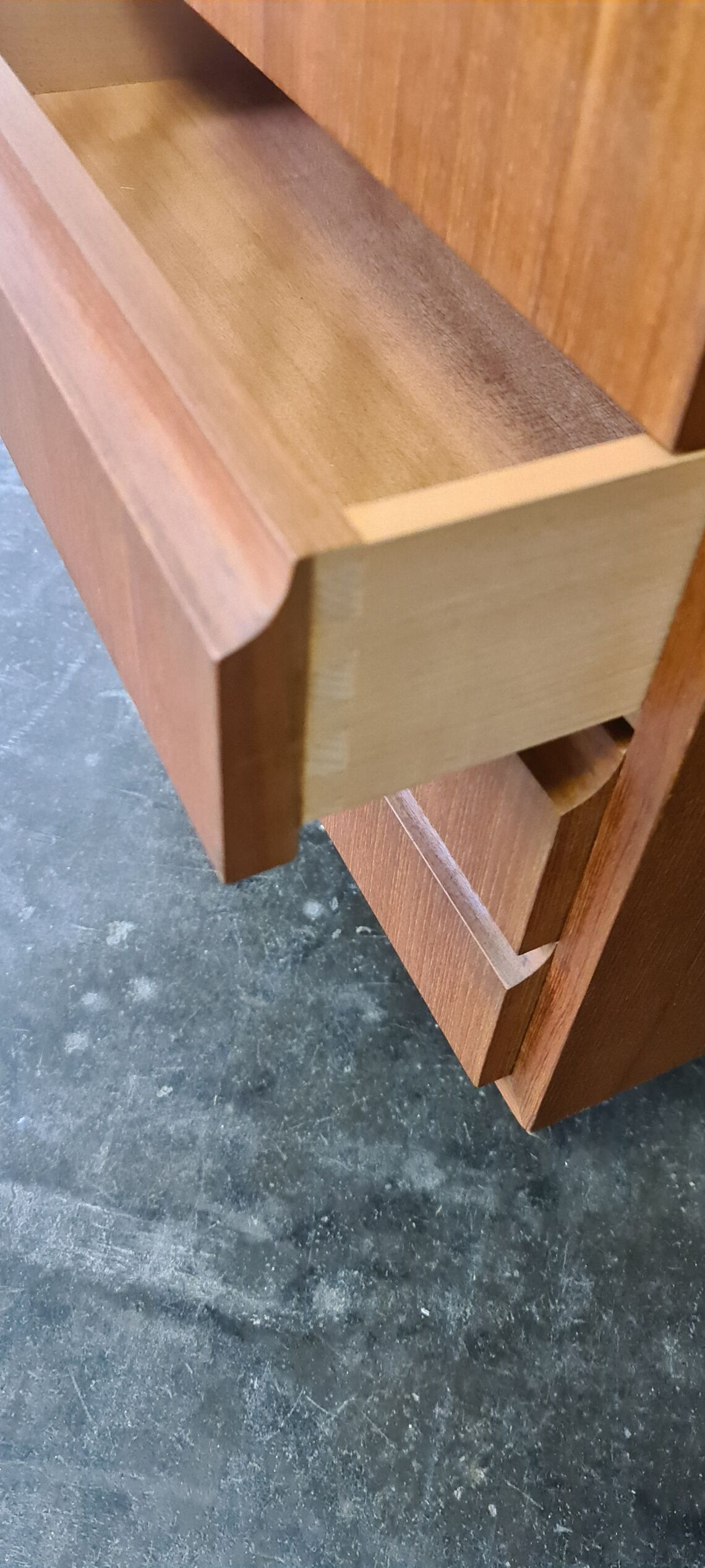 Vintage teak writing desk