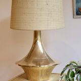Large brass lamp, 1960s, mid-century style.