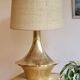 Large brass lamp, 1960s, mid-century style.