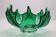 Vintage Murano Glass Green Bowl, 1960s