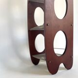 Midcentury vintage foot bookcase