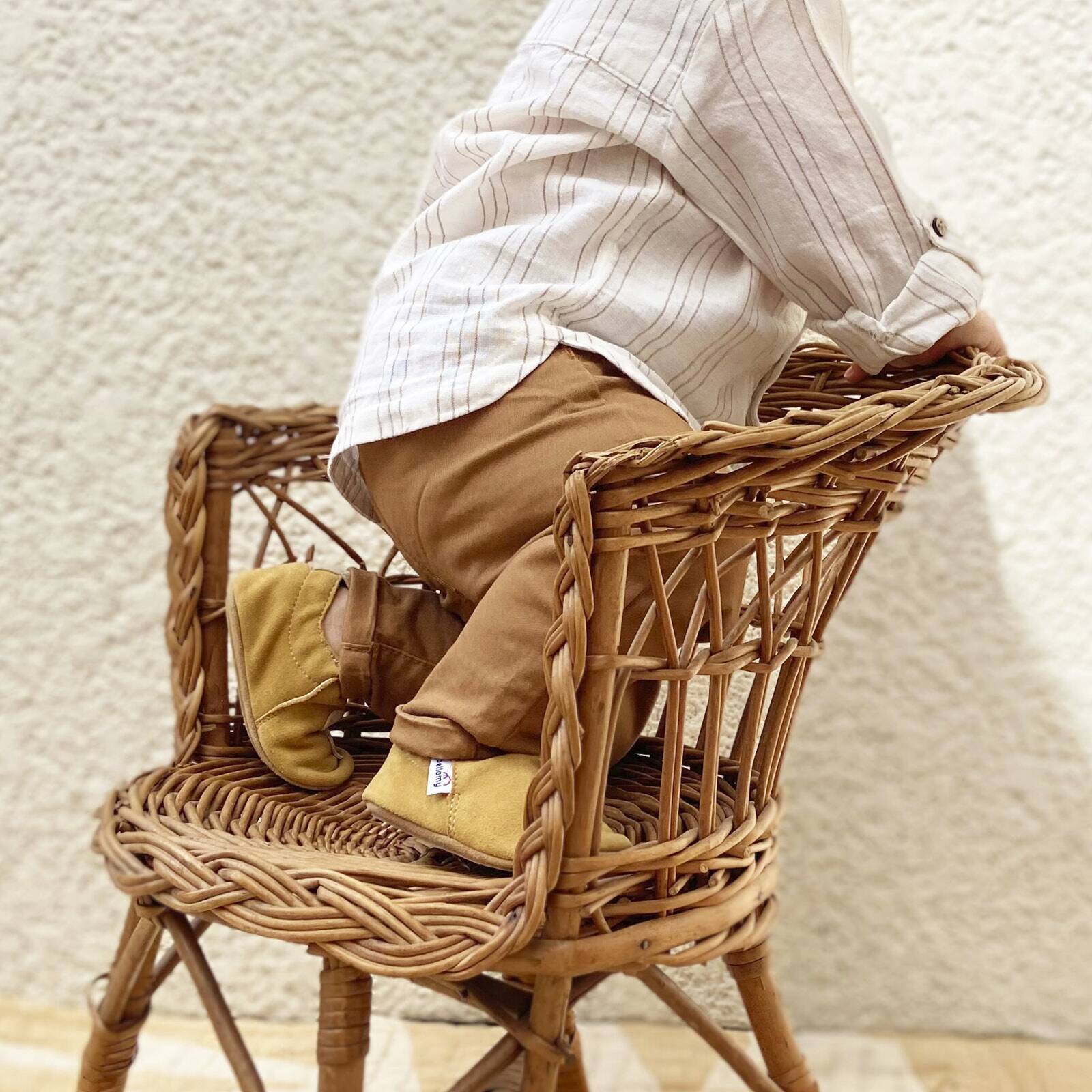 Children's rattan armchair – 1960s