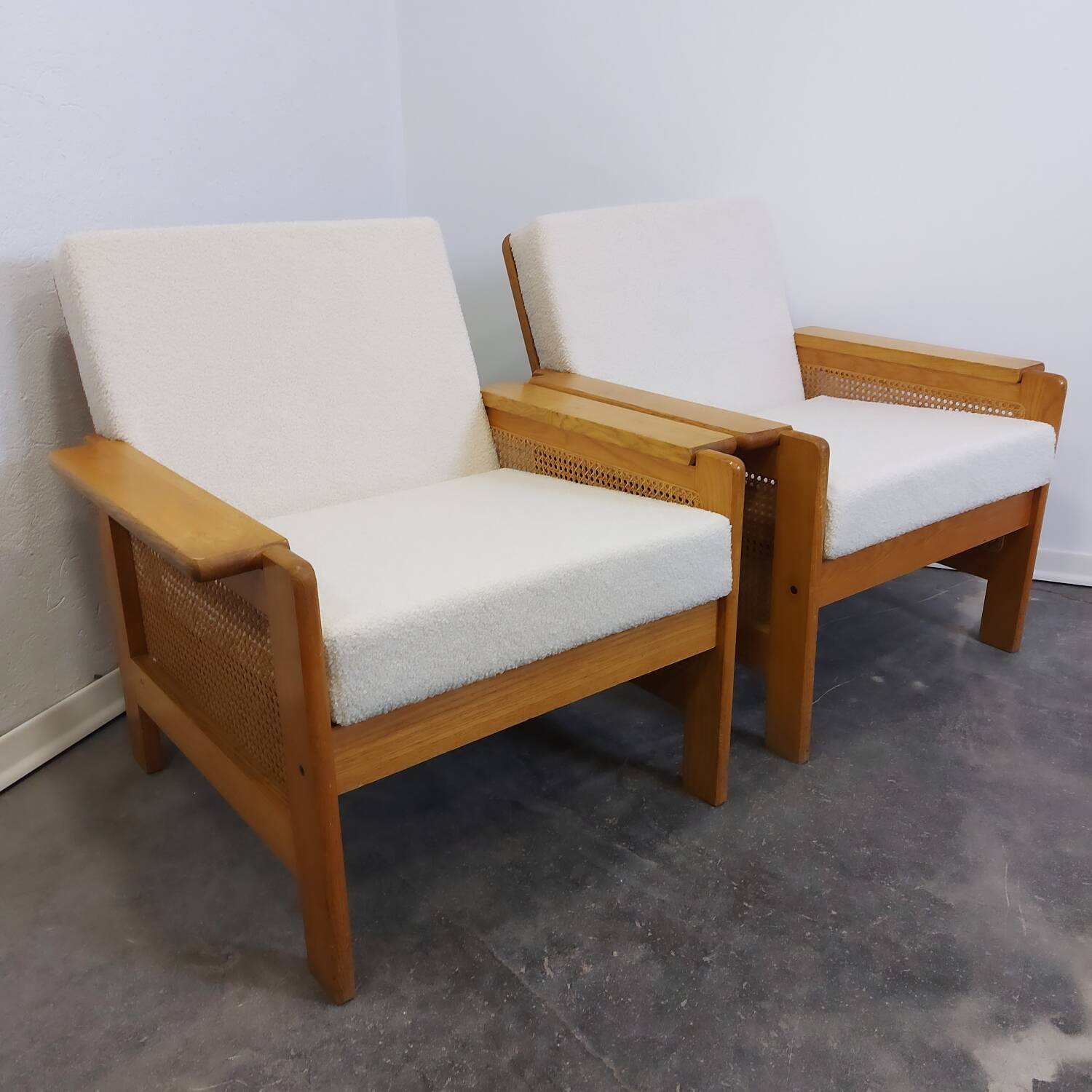 Paire de fauteuils/chaise longue des années 1970