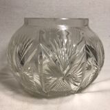 Old vase ball crystal polished form geometric