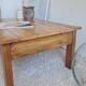 Vintage rectangular wooden coffee table