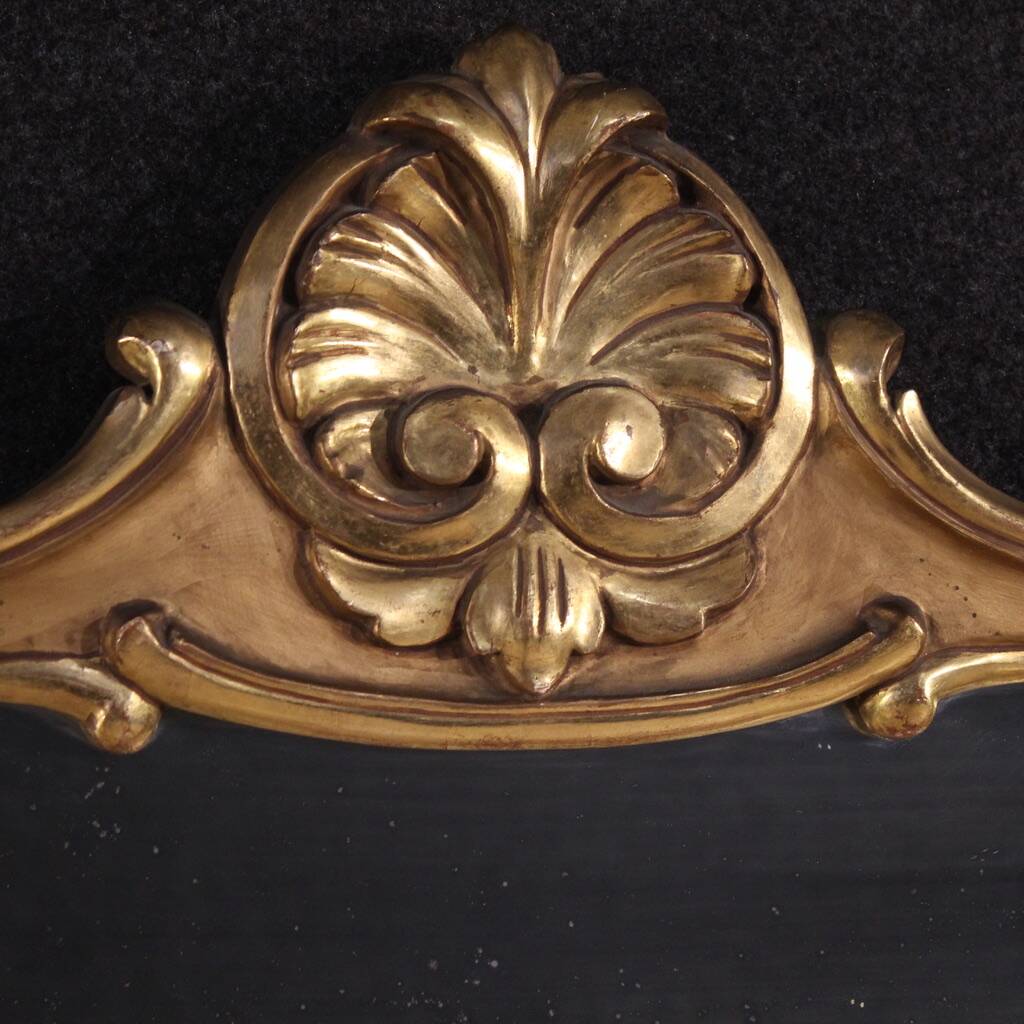 20th century painted and gilded Italian mirror