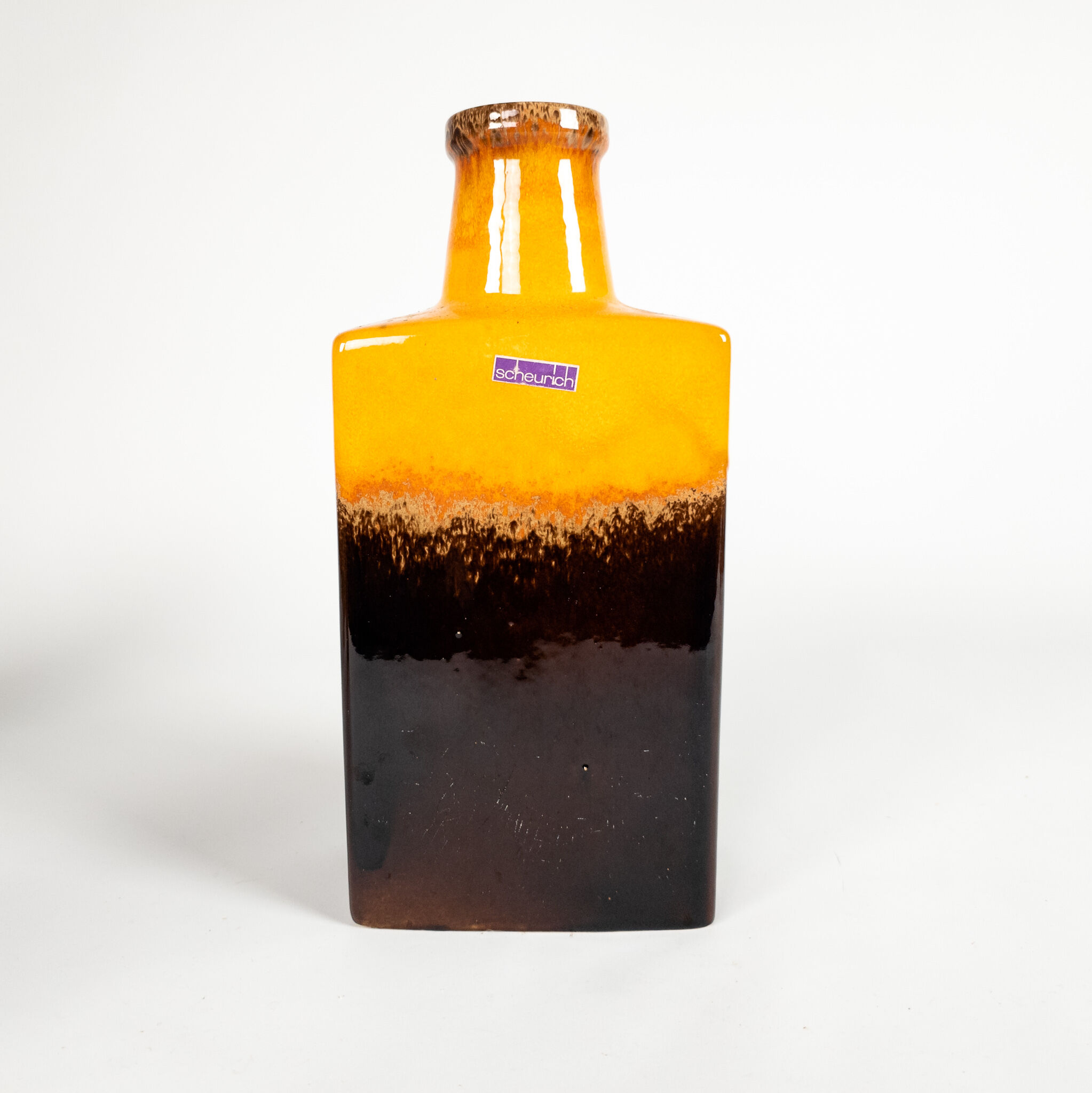 Block vase - model 281-30 - W-Germany - 70's, Scheurich keramik