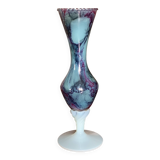 Italian blown glass soliflore vase