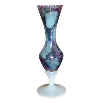 Vase soliflore Italien en verre soufflé