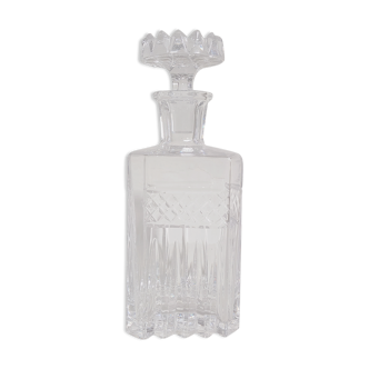 Vintage french crystal whisky decanter