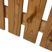 Vintage pine coat rack, 1970s minimalist design