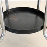 vintage standing coat rack | 70s | chrome